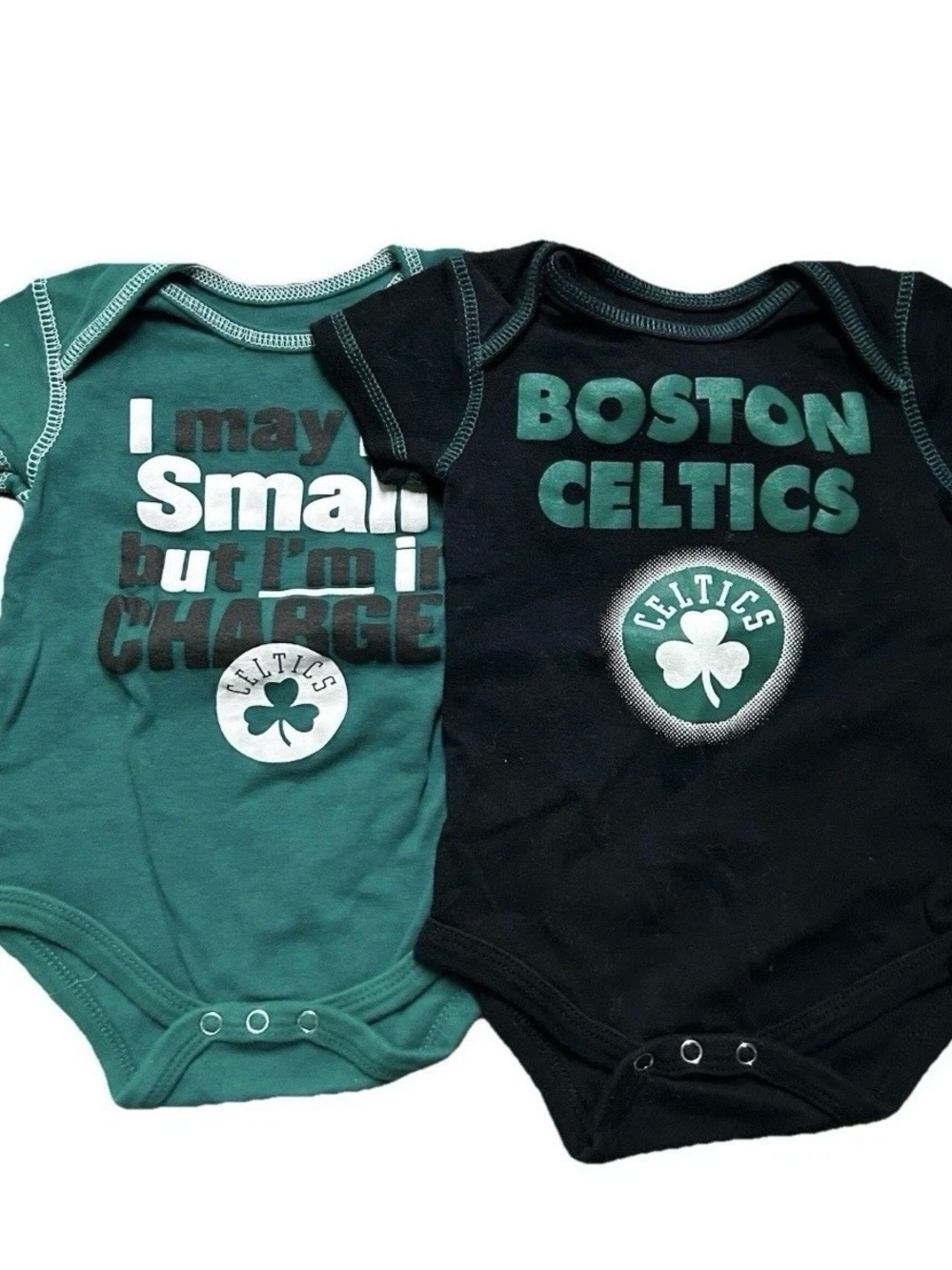 Baby NBA Boston Celtics Bodysuits Black Green Size 12 Months